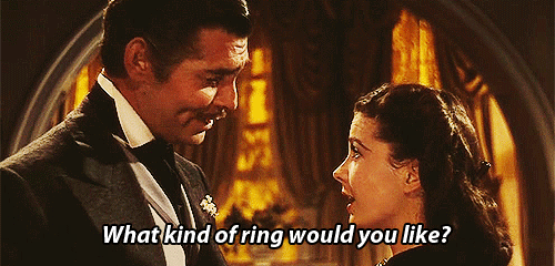 best proposal ever gone with the wind gif