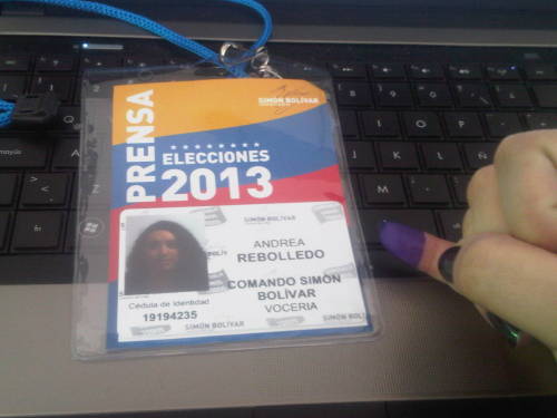 My identification to get into the press room.