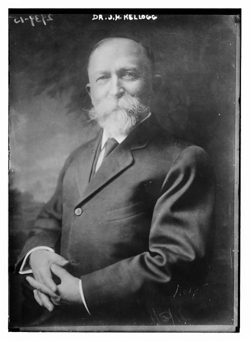 Feb. 26, 1852: Happy Birthday to the Inventor of Corn Flakes!
On this day in 1852, John H. Kellogg, the inventor of corn flakes, was born in Battle Creek, Michigan. 
As a physician in a Seventh Day Adventist sanitarium, John Kellogg worked with his brother Will Keith Kellogg to develop cereal products for his patients. With these innovative products, the brothers co-founded a business to get their products on the market. Unfortunately, the brothers broke business ties due to management and personal disputes. 
Learn more about the history of cereal with PBS Food.
Image: Dr. John Harvey Kellogg between ca. 1910 and ca. 1915 (Library of Congress)