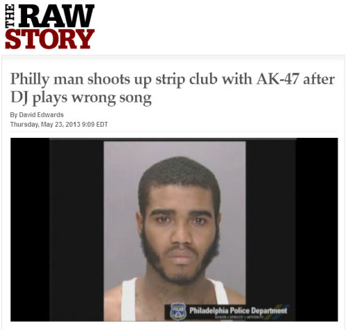 Raw - Philly man shoots up strip club with AK-47 after DJ plays wrong song