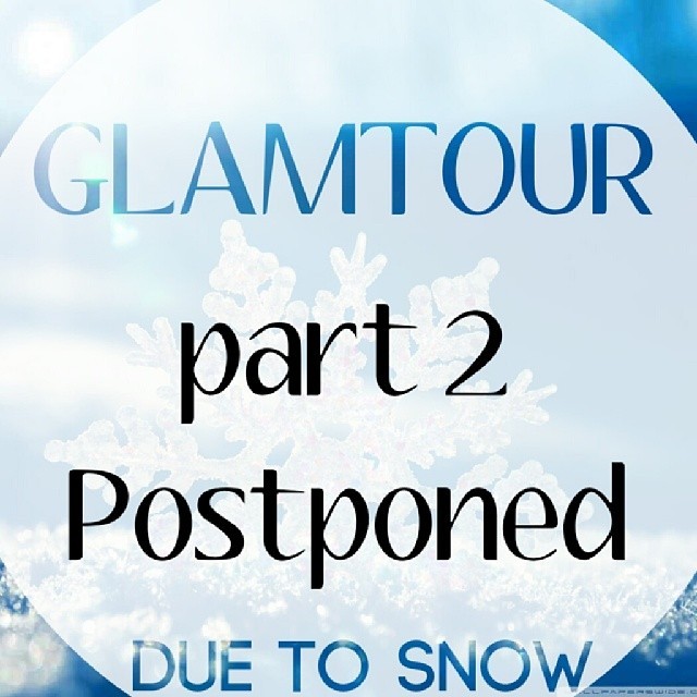 GLAMTOUR 2 of 3 at B&#8230; the Salon has been postponed until February 20th due to inclement weather. Sorry for the inconvenience. #snowday #GlamTourofRaleigh #paused not #canceled