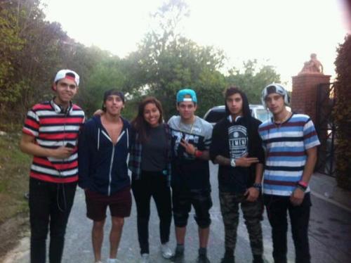 
February 7th: The Janoskians with a fan.
