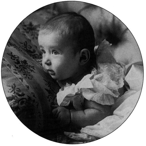 Tsarevich Alexei as an infant: 1904