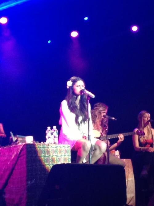 Selena performing “Dream”