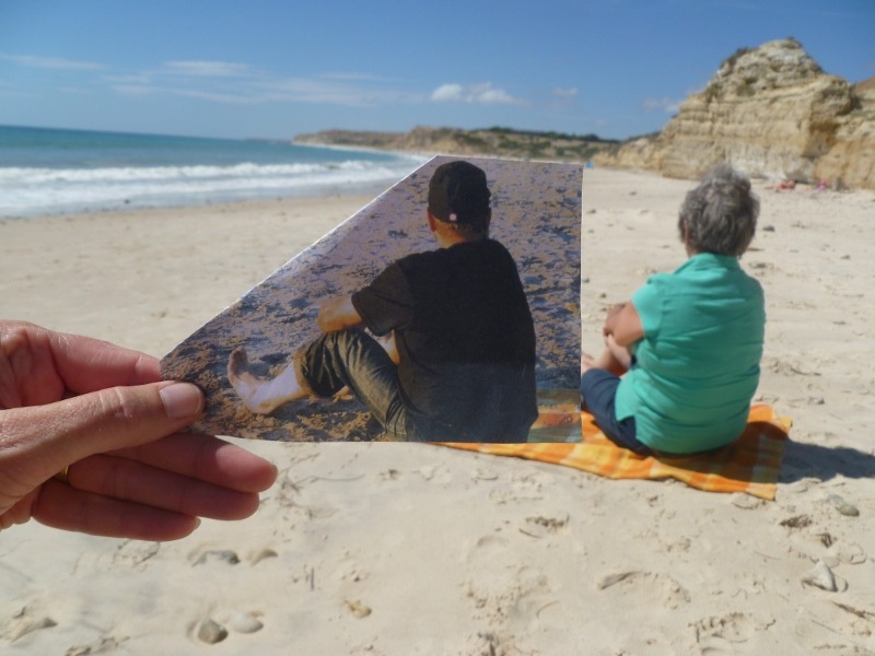 Dear Photograph,
This Valentine&#8217;s Day, just like every other day, I know my dear Dad is here at his favourite beach where I grew up. This is his final resting place and I know he is forever and always by my Mum&#8217;s side&#8230;together again.Bridgette
