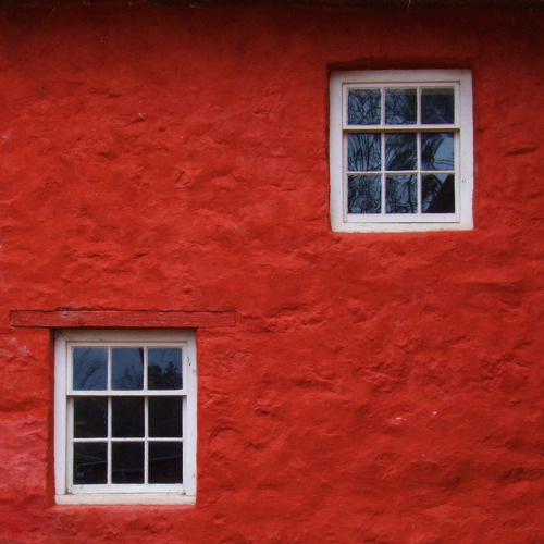 Beautiful windows in Fagans, Wales