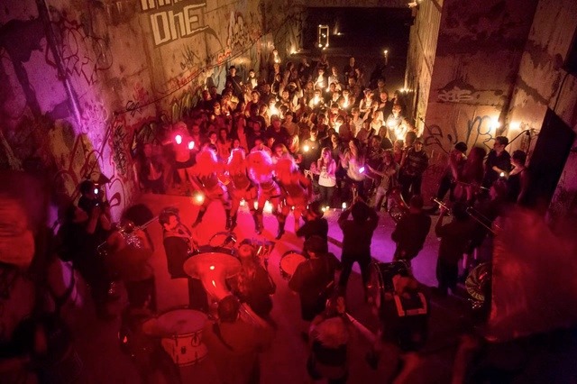 (via Inside a Secret Dance Party in an Abandoned Brooklyn Subway Station)