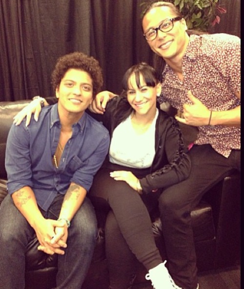Bruno, Jessicas Cousin and Ryan at the Barklays Center