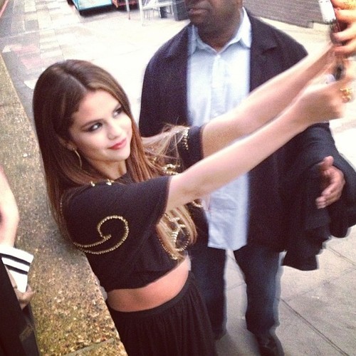 Selena in London. (23rd May)