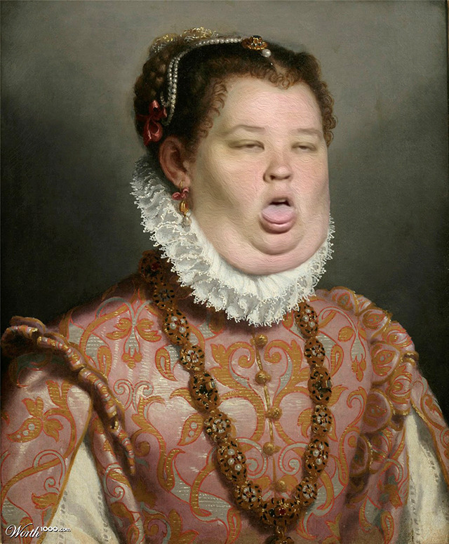 (via Classic Paintings Recreated Using the Faces of Modern Celebrities)