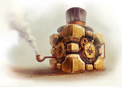 Steampunk Portal by Lisa Rye