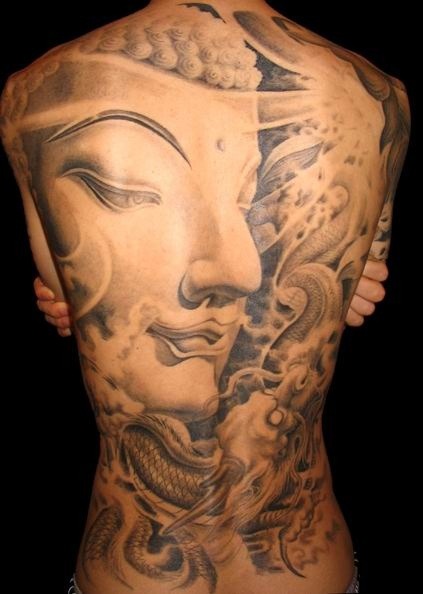 Full Back Buddha Tattoo #back tattoo #buddha tattoo #ink #tattoo