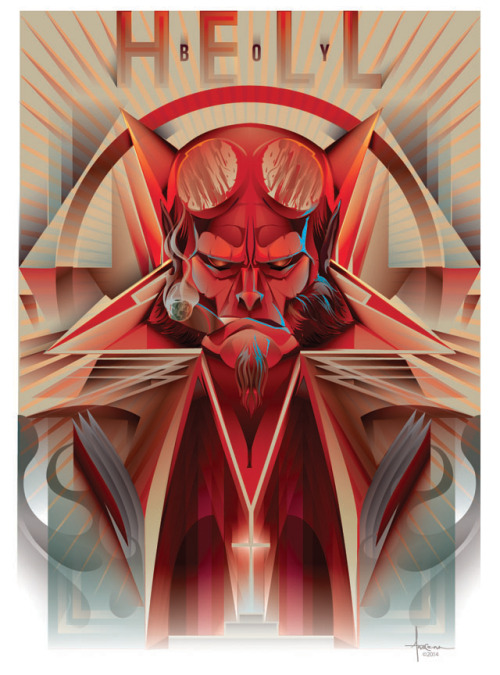 Hellboy by Orlando Arocena