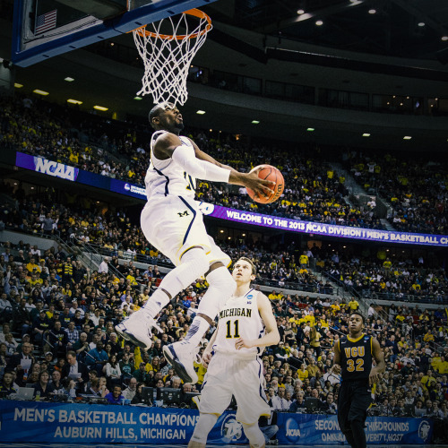 michiganathletics:<br /><br />Throwing it back to last March.<br />