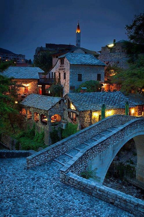 bluepueblo:

Ancient Village, Mostar, Bosnia and Herzegovina
photo via besttavelphotos
