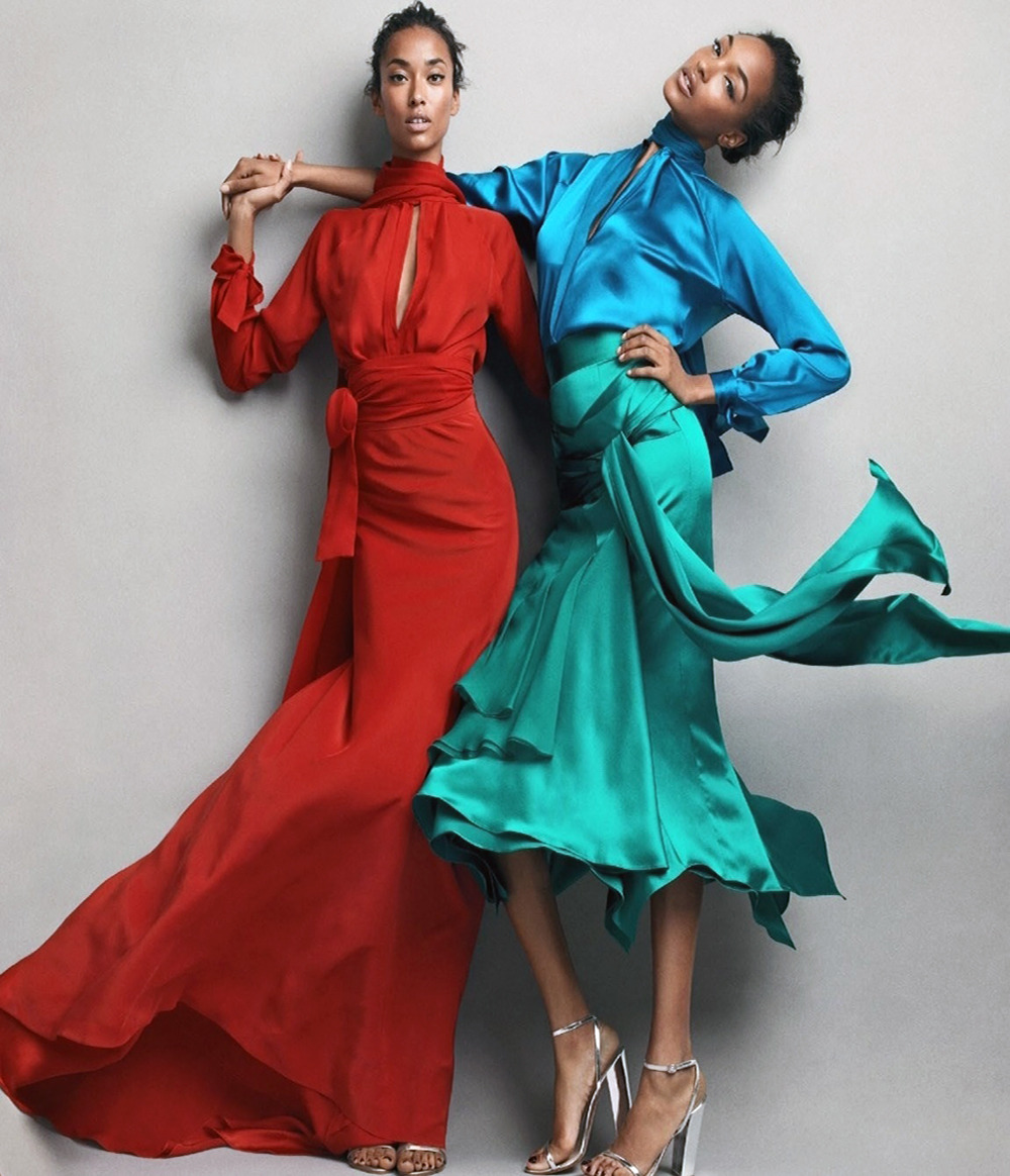 Anais &amp; Jourdan photographed for Us Vogue, November 2013 by Sebastian Kim.