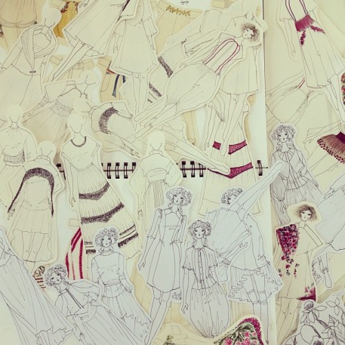 thousand of designs i&#8217;ve drawn recently ==&#8221; (at LASALLE College of the Arts)
