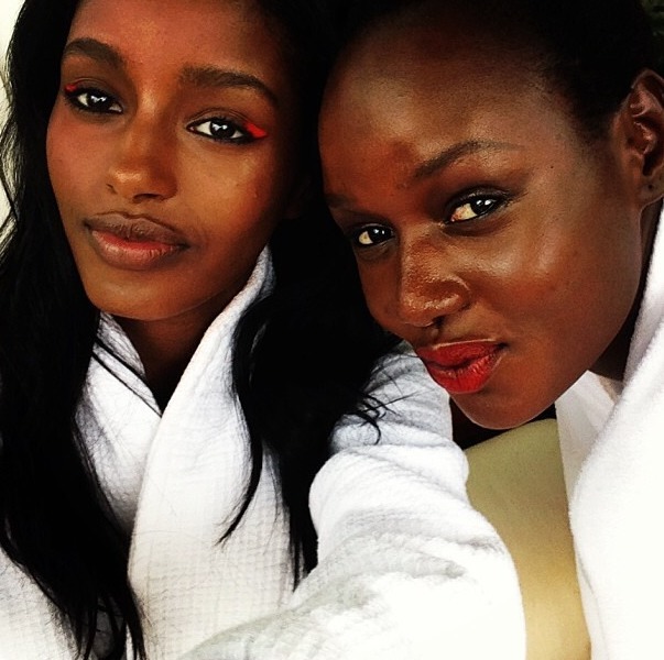 chocolatewomenareus:</p><br /><br /><br /> <p>So much beauty in this. Senait Gidey and Ajak Deng, real working, published models.<br /><br /><br /><br /> http://chocolatewomenareus.tumblr.com<br /><br /><br /><br /> 