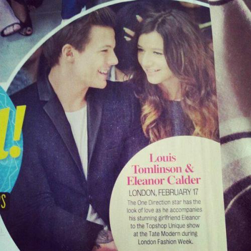 
Louis y Eleanor en la edicion de esta semana de New! Magazine
