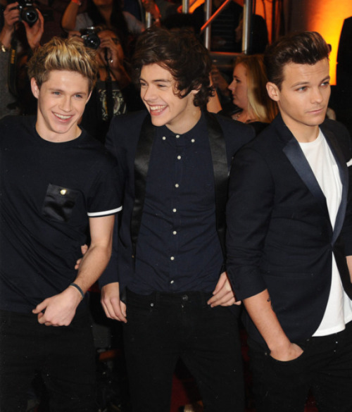 Harry, Louis &amp; Niall - 20.12.12 -One the red carpet (L.A)