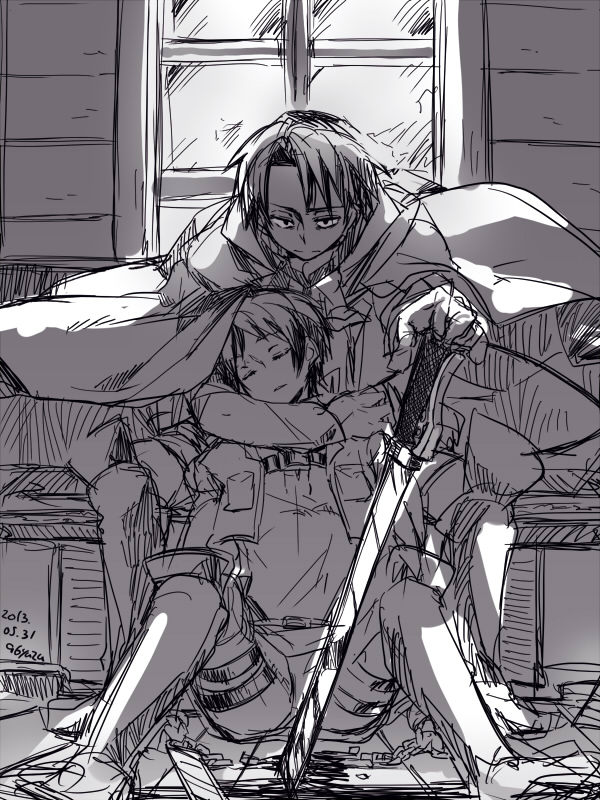 Rivaille and Eren