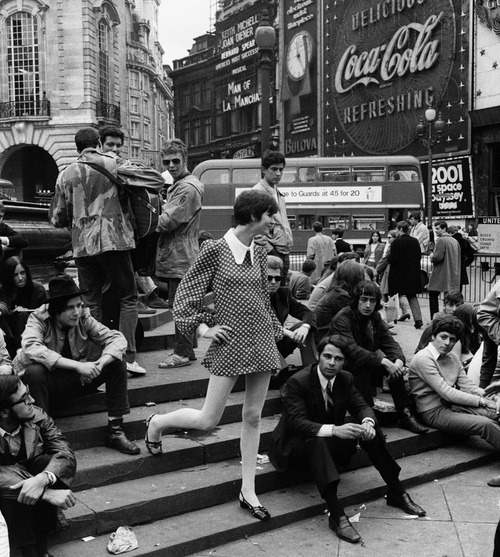 Piccadilly Circus, London, 1960&#8217;s.