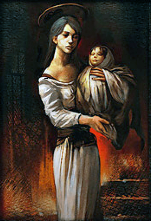 St.Alessa, Daughter,Mother of God