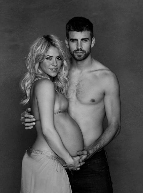 This is nice — in lieu of registering for baby gifts, Shakira and her boyfriend Gerard Piqué are requesting donations to UNICEF on behalf of their to-be-born son.

“To celebrate the arrival of our first child, we hope that, in his name, other less privileged children in the world can have their basic needs covered through gifts and donations.”

Donations will cover mosquito nets, food, and other relief efforts for children around the world. (Hopefully poor Penelope Disick is on the list.)
Of course, Shakira also included a picture of herself and Gerard semi-undressed, because why not?