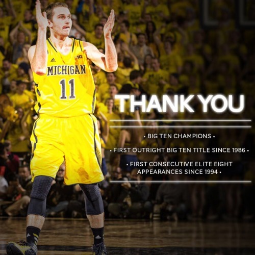 michiganathletics:<br /><br />Thank you for an incredible season. We love you, Michigan fans.<br />
