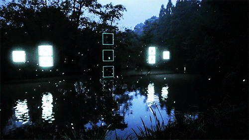 mirrorwave13:

“Night Stroll” makes downtown Tokyo an ambient canvas for geometric light animation. Artist Tao Tajima”
