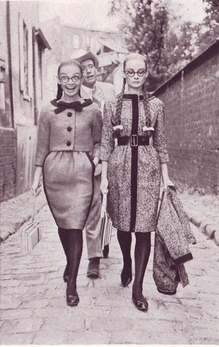 theniftyfifties:  Audrey Hepburn and Mel Ferrer for Harper’s Bazaar, September 1959. Photo by Richard Avedon .