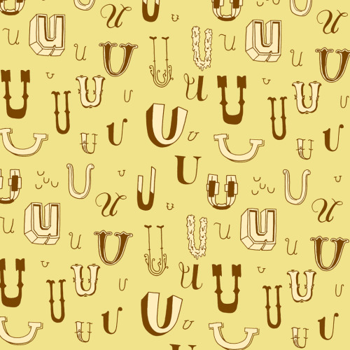 Letter Patterns, Part U (by Josh LaFayette)</p><br />
<p>Get inspired on Betype.co<br /><br />

