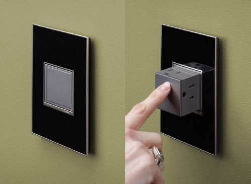 laughingsquid:

Pop-Out Power Outlet Stays Hidden in the Wall Until Needed
