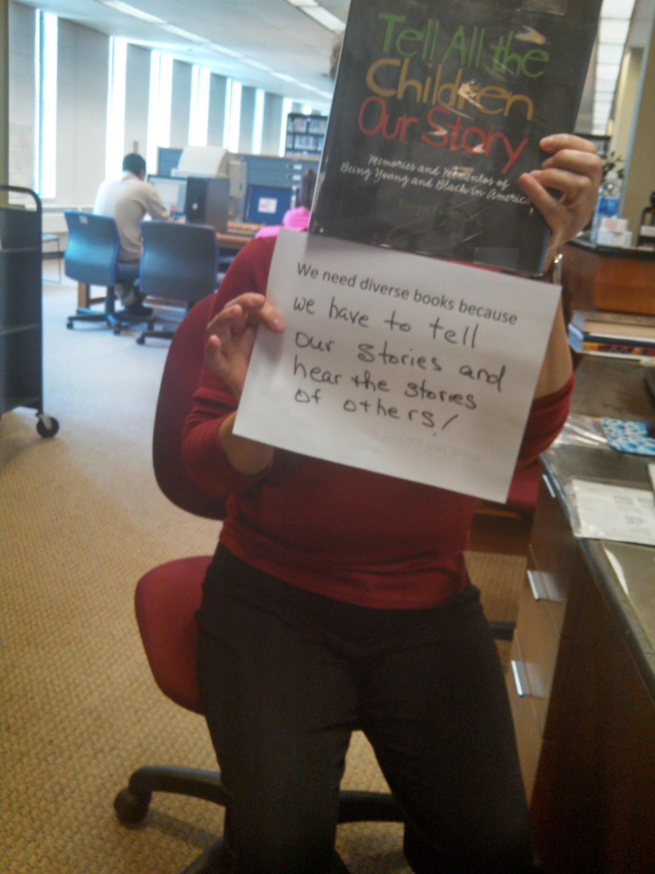 #WeNeedDiverseBooks because we have to tell our stories and hear the stories of others!