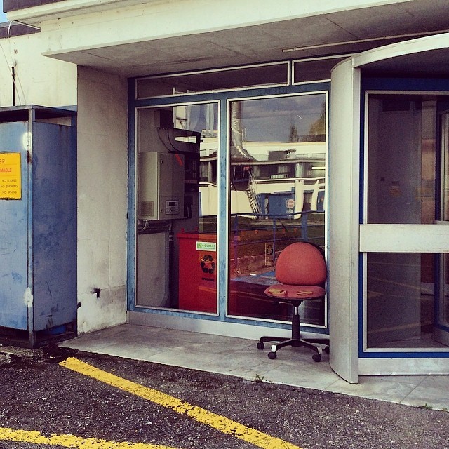 #lonelychairsatcern outside chair #b154 #CERN