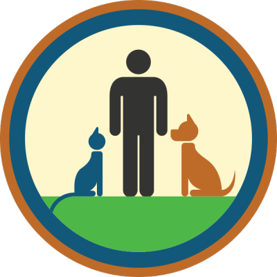 Lifescouts: Pet-Owning Badge
If you have this badge, reblog it and share your story! Look through the notes to read other people&#8217;s stories.
Click here to buy this badge physically (ships worldwide).
Lifescouts is a badge-collecting community of people who share real-world experiences online.
