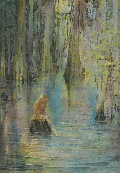colourthysoul:

Alice Ravenel Huger Smith - The Mystic Cypress
