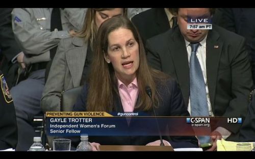 Gayle Trotter, who used McKinley as an example in Senate testimony