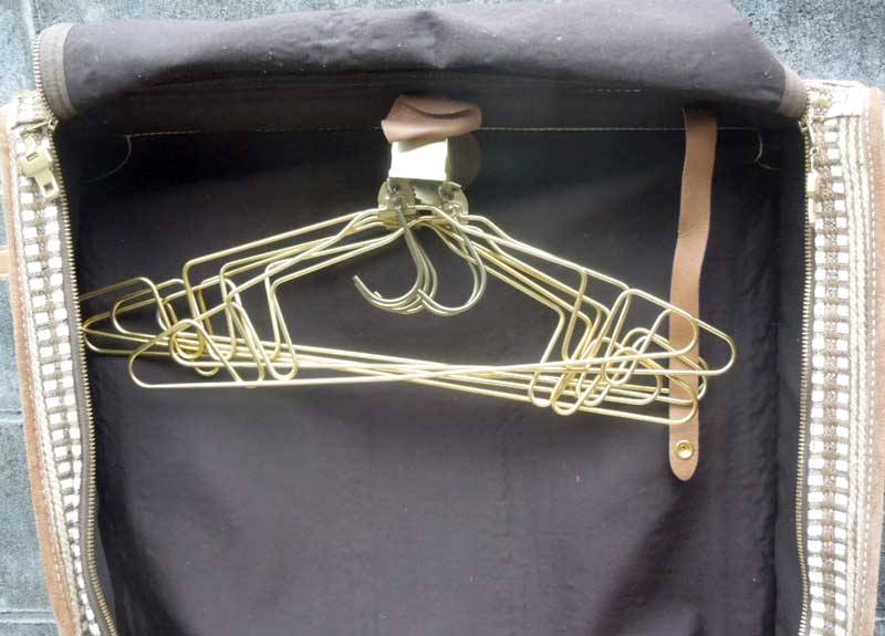 Antique French　トラベラーズ・バック　真鍮製のハンガー