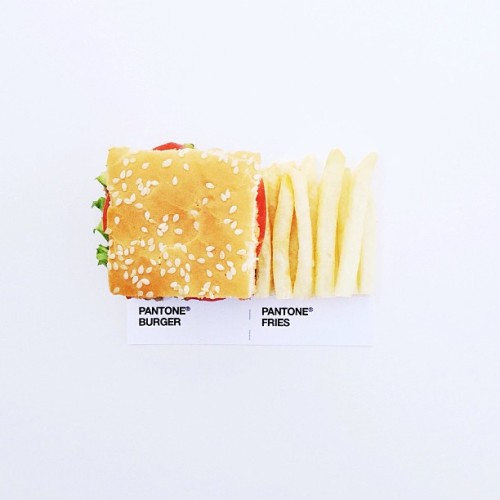 Burger & Fries
#pantonepairings