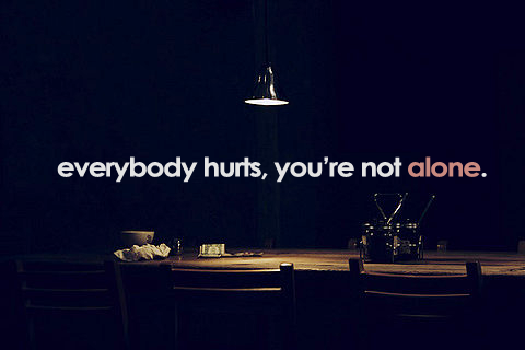 Everybody Hurts - R.E.M.(photo
via)