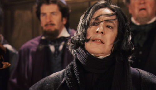 severus snape and harry potter. (via omgharrypotter) Severus