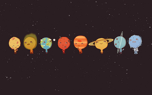 Solar System Wallpapers - by Anneka Tran