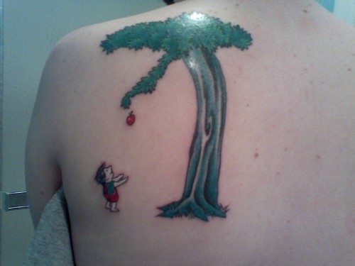 giving tree tattoo. the giving tree