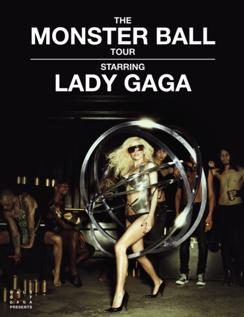 Lady Gaga Monster Ball Tour Poster. The Monster Ball Tour,