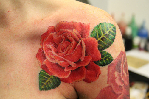 mawar ini warnanya p wow tattoo via aestheticcorkboard 
