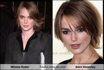 Winona Ryder Totally Looks Like Keira Knightley