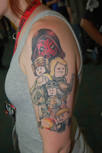 Comic Con 2009: LEGO Star Wars Tattoo (via earthdog)