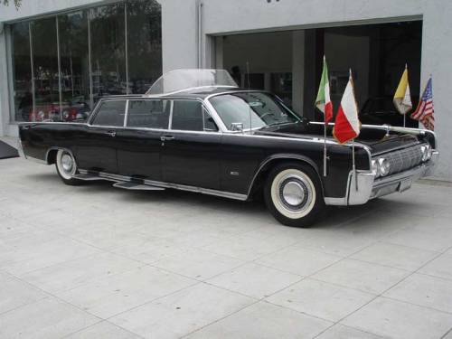 1964 Lincoln Continental Papa Limousine Popemobile 