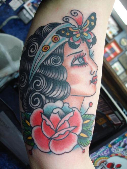 Inner Arm Artist Uzi from Hard Luck Tattoo in Lodi California